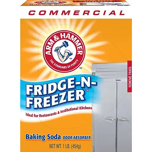 Arm & Hammer Fridge-N-Freezer Pack Baking Soda, Unscented, Powder, 16 oz, 12/Case