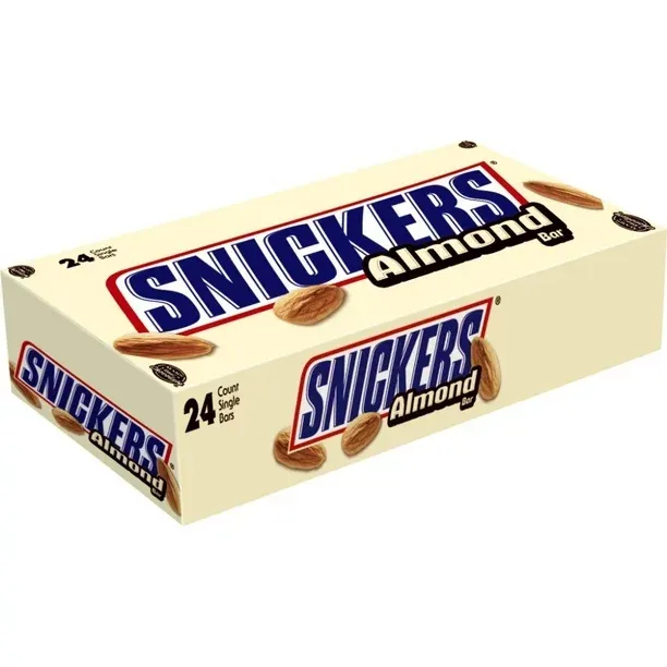 Snickers Bars, Almond - 24 bars