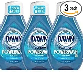 Dawn Platinum Powerwash Dish Spray Fresh Scent Refill - Multi 3 Pack