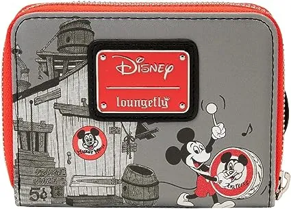 Loungefly Disney 100th Mickey Mouse Club House Zip Around Wallet Standard