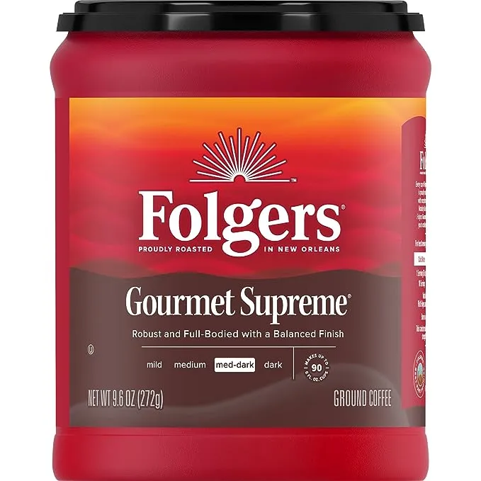 Folgers Dark Gourmet Supreme Ground Coffee