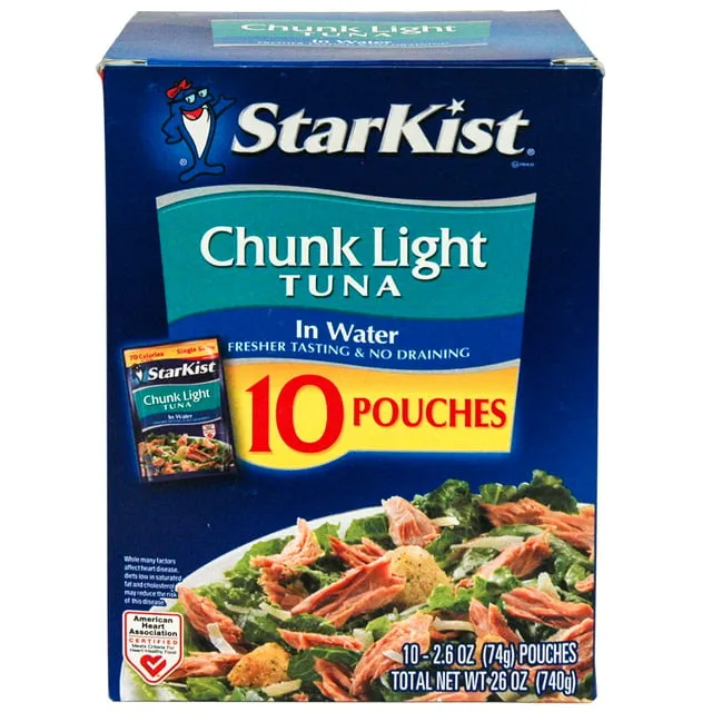 StarKist Chunk Light Tuna in Water, 2.6 Ounce (Pack of 10)