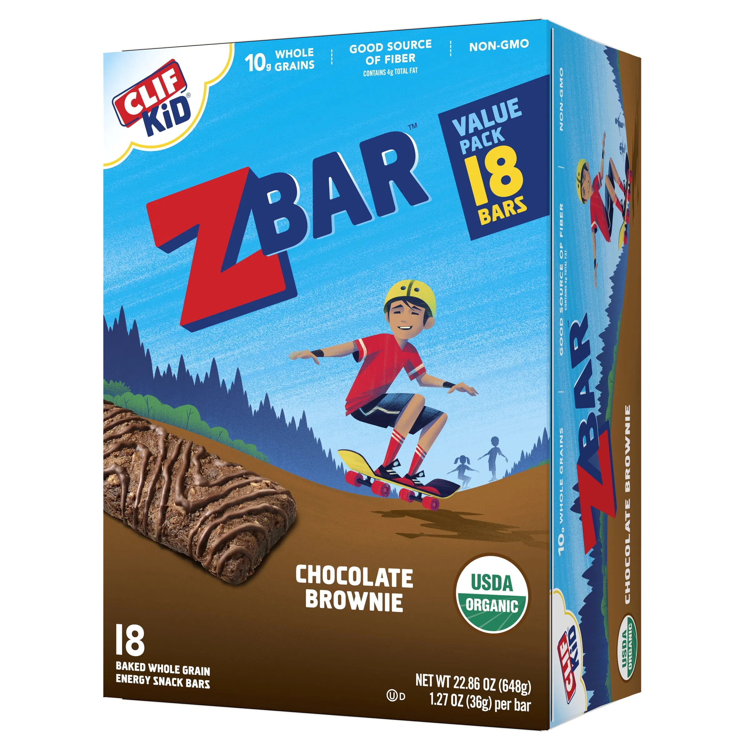 Clif
           Bar Organic Kid ZBar Chocolate Brownie -- 18 Bars
        
        
        
        
        
          
          SKU #: 722252278524
          
            Shipping Weight:
              1.67 lb
            
          
          
     