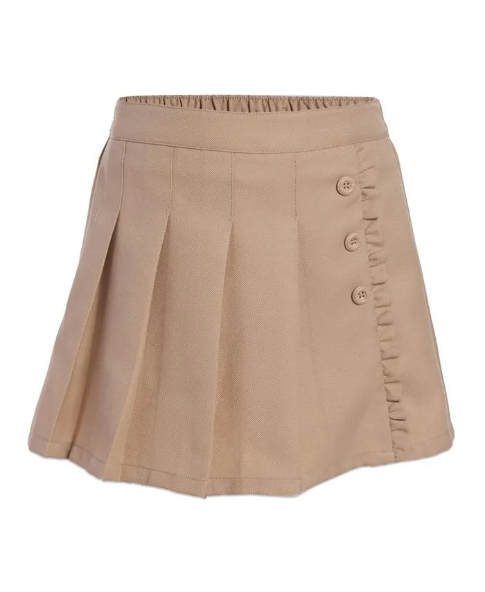 Nautica Girls' School Uniform Pleated Pull-on Scooter Skirt