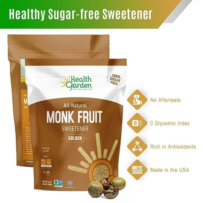 Health Garden Classic Monk Fruit Sweetener 3 lb