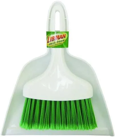 Libman Dust Pan w/Whisk Broom Pack of 2