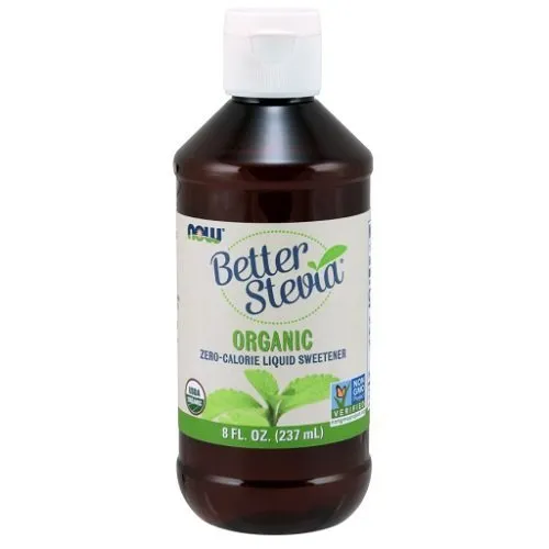 NOW
           Foods Better Stevia Organic Liquid Sweetener -- 8 fl oz
        
        
        
        
        
          
          SKU #: 733739069917
          
            Shipping Weight:
              0.66 lb
            
          
          
