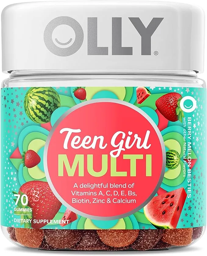 Olly Teen Girl Multi Berry Melon Besties 70 Gummies