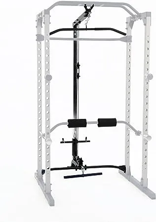 Fitness Reality Squat Rack Power Cage with | Optional LAT Pulldown & Leg Holdown Attachment | Squat and Bench Rack Combos| Super Max 810 XLT |