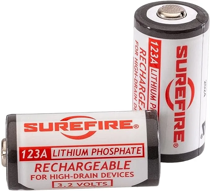 123A Rechargeable Batteries Includes Charger SFLFP123-KIT