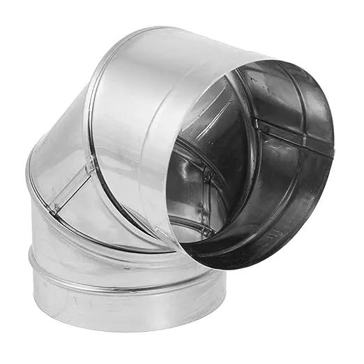 DuraVent 90-Degree Stainless Steel DuraBlack Elbow, 8"