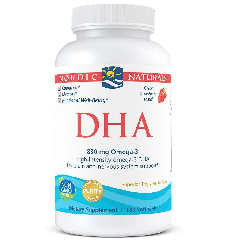 Nordic Naturals DHA - Strawberry 180