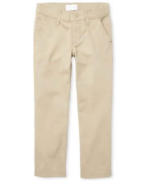 The Children's Place Girls Uniform Bootcut Chino Pants