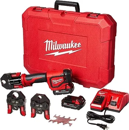 Milwaukee 2674-22C M18 Short Throw Press Tool Kit W/PEX Crimp Jaws