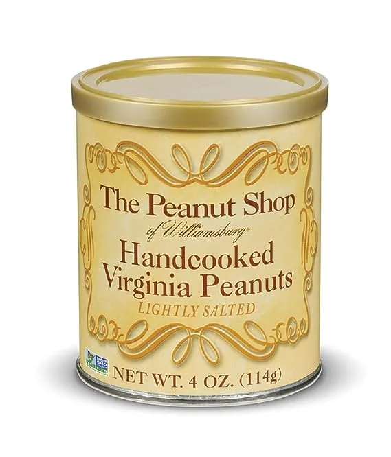 The Peanut Shop of Williamsburg Handcooked Virginia Peanuts, Lightly Salted, 20 Ounce