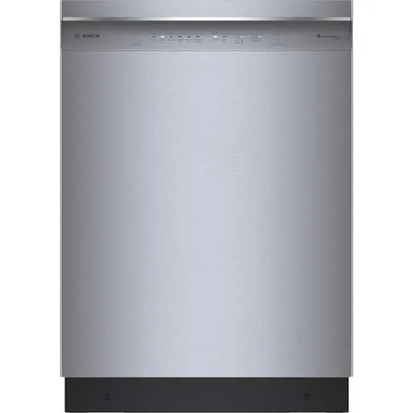 Bosch 300 Series Front Control 24-in Smart Built-In Dishwasher With Third Rack (Stainless Steel), 46-dBABosch 300 Series Front Control 24-in Smart Built-In Dishwasher With Third Rack (Stainless Steel), 46-dBA