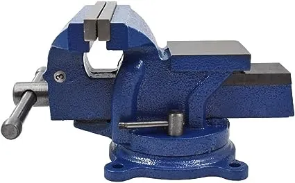 6" Bench Vise Table Top Clamp Press Locking Swivel Base Heavy-Duty for Crafting Painting Sculpting Modeling Electronics Soldering Woodworking and Fishing Tackle6" Bench Vise Table Top Clamp Press Locking Swivel Base H…