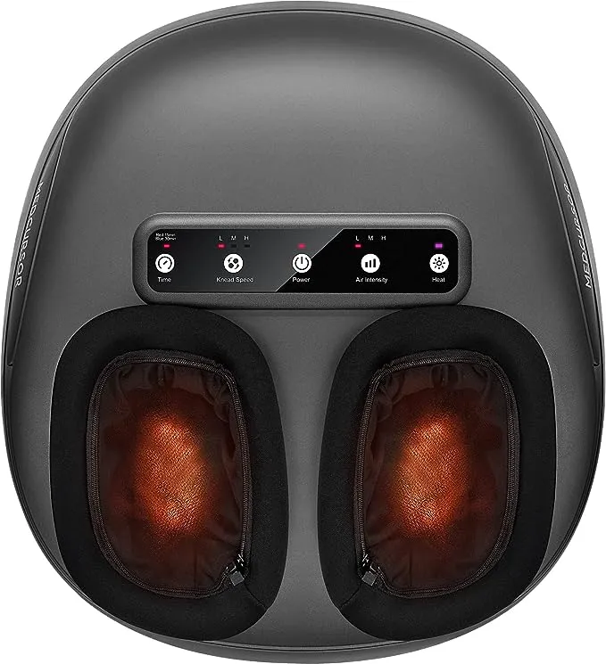 Medcursor Foot Massager with Heat, Shiatsu Deep Kneading Machine, Smart APP M...