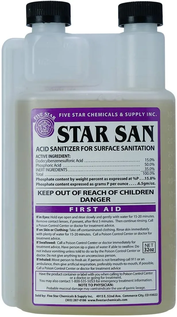 Five Star Star San Sanitizer