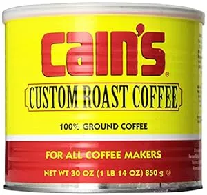 Cain's Custom Roast Coffee 30 Oz. Can