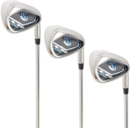 LAZRUS Premium Golf Irons Individual or Golf Irons Set for Men (4,5,6,7,8,9,PW) or Driving Irons (2&3) Right or Left Hand Steel Shaft Regular Flex Golf Clubs