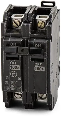 GE THQC2150WL Circuit Breaker,50A,12<wbr/>0/240V,2P 6AXU4