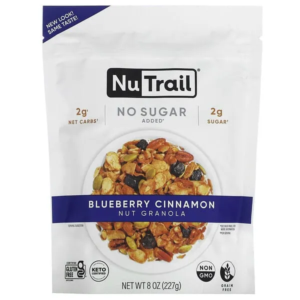 NuTrail Blueberry Cinnamon Nut Granola - 8.0 oz