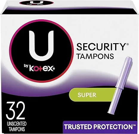 U by Kotex Security Super Tampons