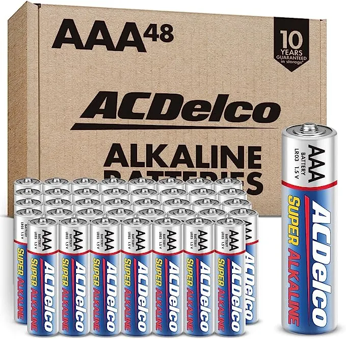 ACDelco AAA Super Alkaline Batteries, 24-Count