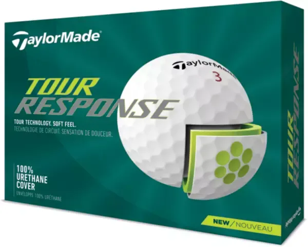 TaylorMade Tour Response Golf Balls - Yellow