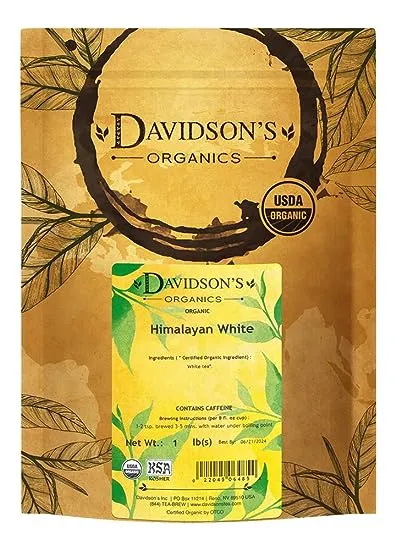 Davidsons Tea Himalayan White Bulk Tea 16 Ounce