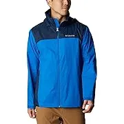 Columbia Men's Glennaker Lake Rain Jacket, Blue Jay/ Navy