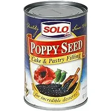 Solo Poppy Seed Cake & Pastry Filling (12.5 oz ) Pack of 4