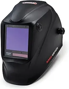 Lincoln Electric K3034-4 VIKING 3350 Auto Darkening Welding Helmet with 4C Lens Technology, Matte Black, extra large