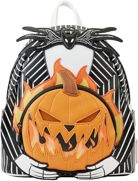 Loungefly Nightmare Before Christmas Jack Pumpkin Head Double Strap Shoulder Bag