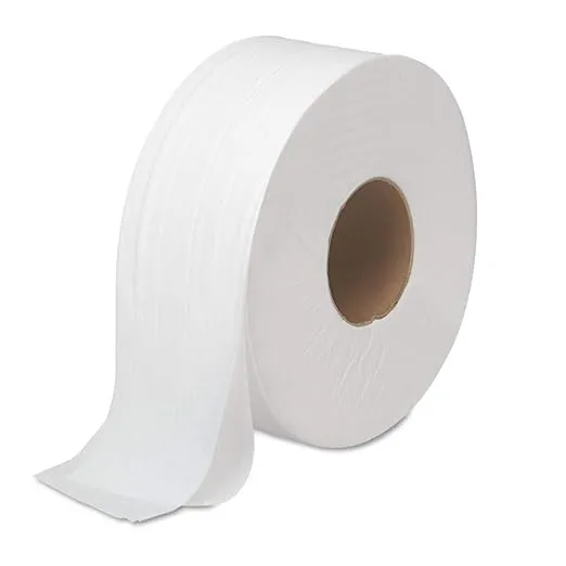 Boardwalk 6100B 3.5 in. x 1000 ft. JRT Septic Safe 2-Ply Bath Tissue - Jumbo, White (12/Carton)