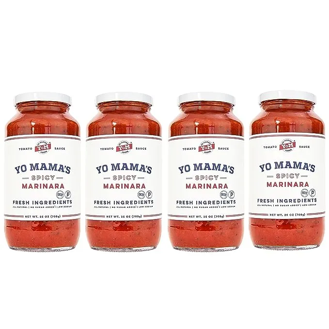 Yo Mama's Keto Spicy Marinara Pasta Sauce