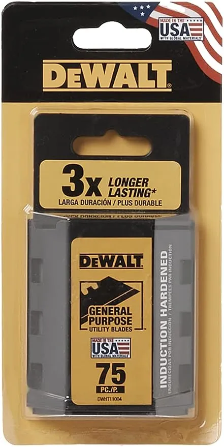 DeWalt 75) Heavy Duty Utility Blades