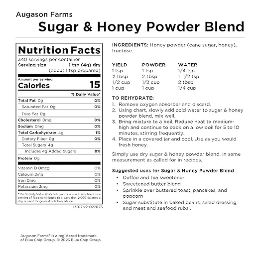  Sugar &amp; Honey Powder Blend,New