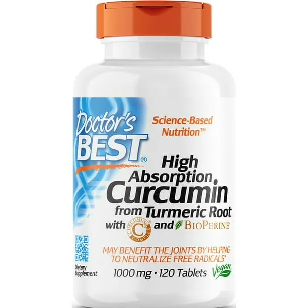 Best Curcumin C3 Complex, 1000mg - 120 Tabs