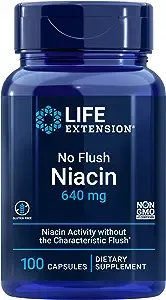 Life Extension No Flush Niacin 100 Kapseln - Inositol Hexanicotinate