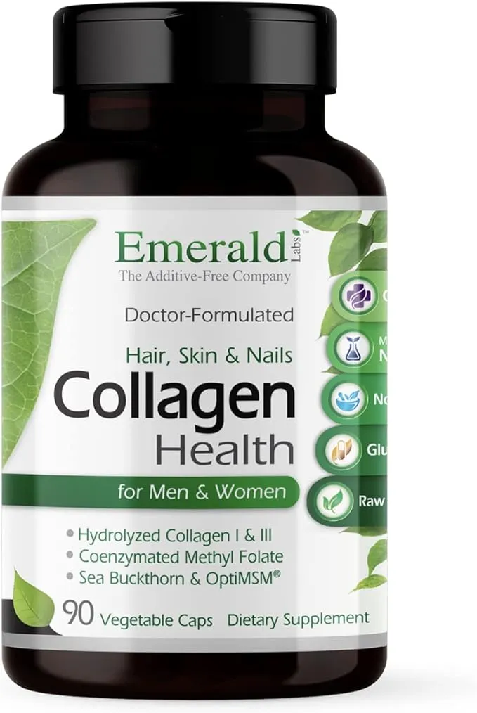 Emerald Labs Collagen Health 90 Veg Caps | Get 100% Best Quality Vitamin