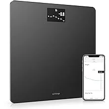 Withings Body - Digital Wi-Fi Smart Scale with Automatic Smartphone App Sync, BMI, Multi-User Friendly, with Pregnancy Tracker & Baby Mode