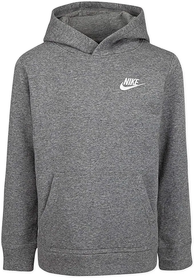 NIKE Boy&#039;s Gray Hoodie Sweatshirt with Pockets Size: 6 NWT