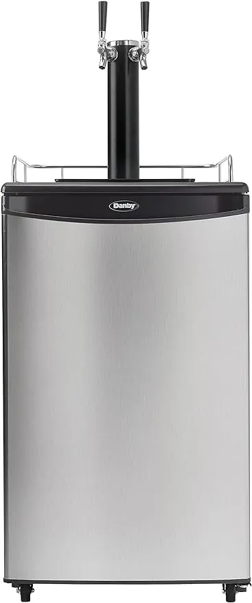 Danby 5.4 Cu. ft. Dual Tap Kegerator DKC054A1BSL2DB