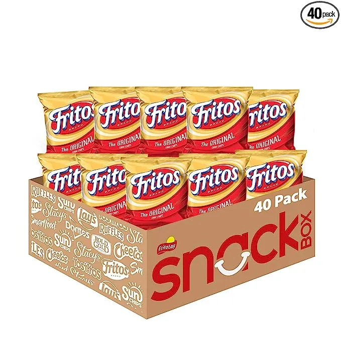 Fritos Corn Chips, Chili Cheese, 1 Ounce (Pack of 40)Fritos Corn Chips, Chili Cheese, 1 Ounce (Pack of 40)