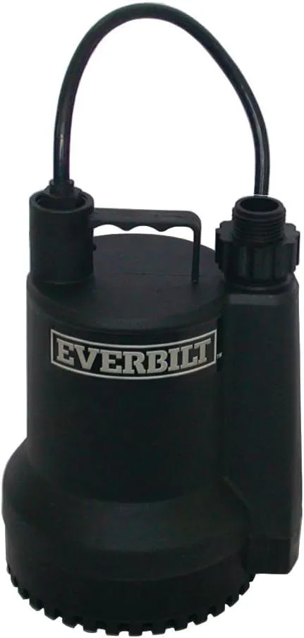 Everbilt SUP54-HD 1/6 HP Plastic Utility Pump