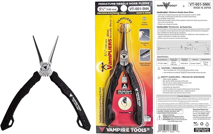 Vampliers Mini Needle Nose Pliers