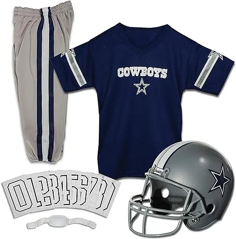 Franklin Sports NFL Youth Football Uniform Set for Boys & Girls - Includes Helmet, Jersey & Pants with Chinstrap + Numbers