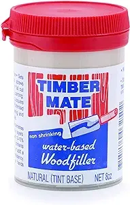 Timbermate Wood Filler, Water Based, 8oz, Natural